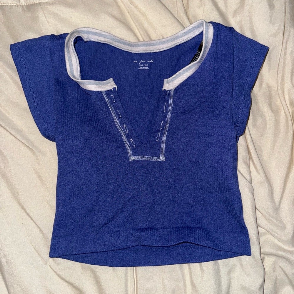 Go for gold urban outfitters top